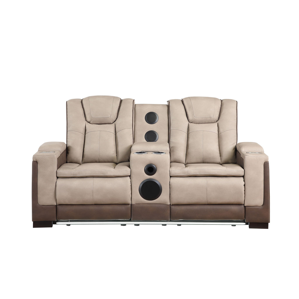 Bruno - Power Reclining Living Room Set With LED Lighting