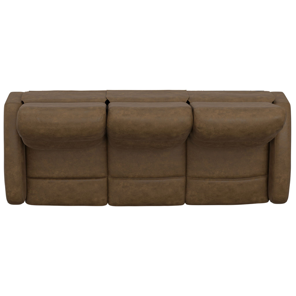 Manual Reclining Sofa With Dual Independent Recliners