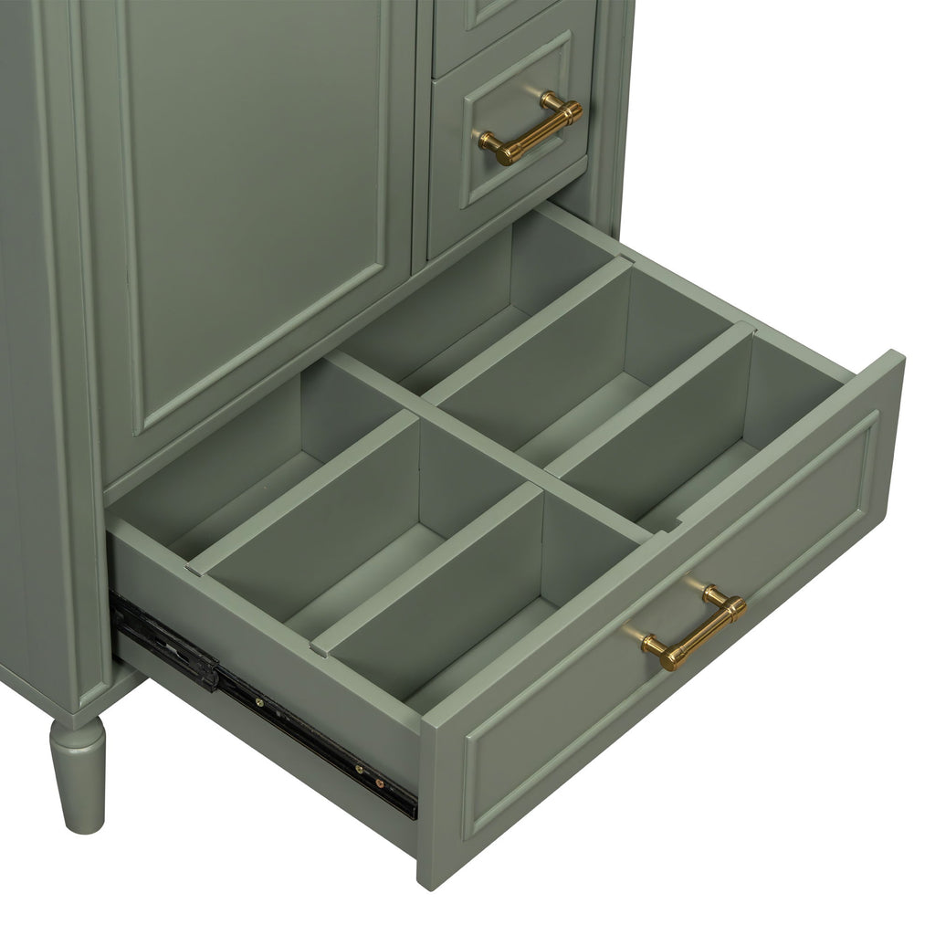 Traditional Bathroom Vanity Set With Soft Close Doors