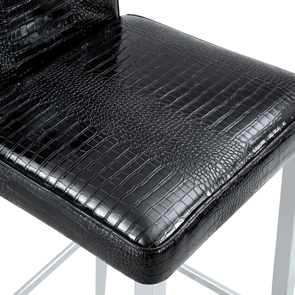 Bar Chairs & Crystal Clasp Design (Set of 2)