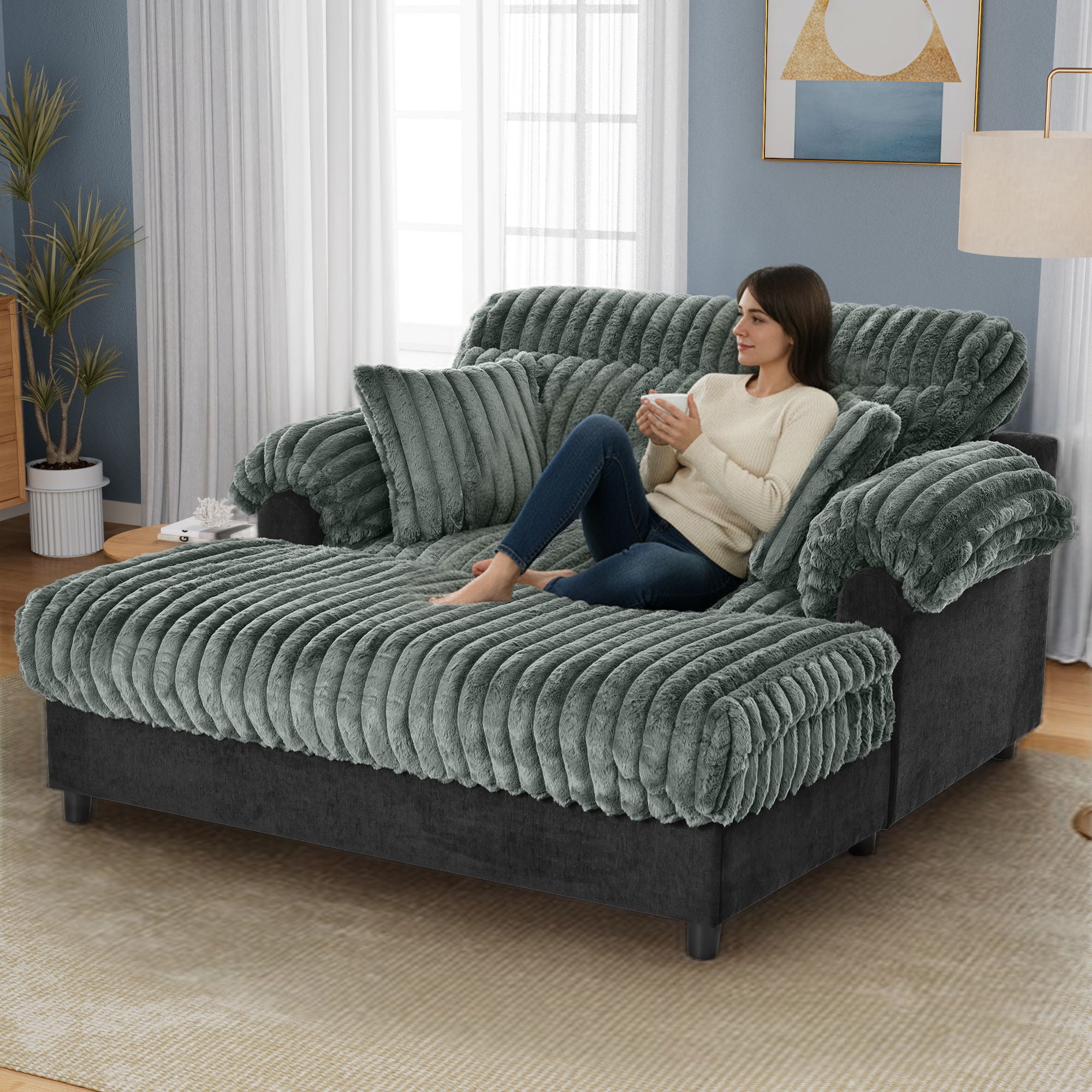 Modern Chaise Lounge Sofa