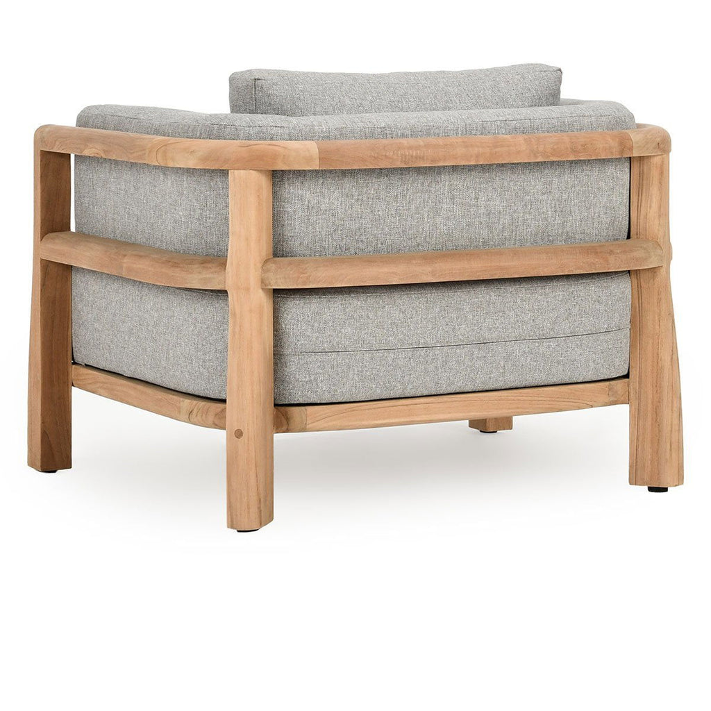 Aston - Outdoor Accent Chair - Natural / Gray