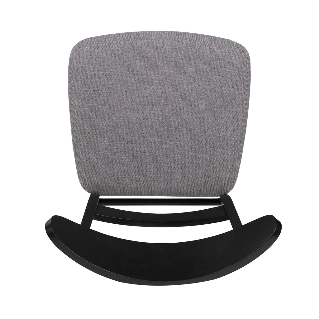 Modern Dining Chair With Upholstered Seat And Wood Frame