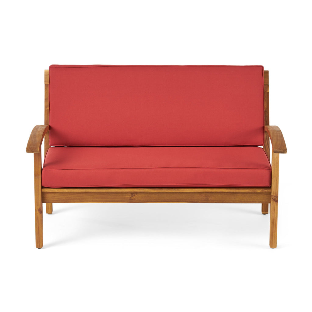 Outdoor Chat Set With Coffee Table And Loveseat