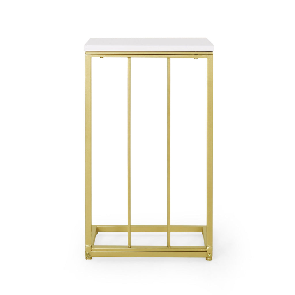 Modern Glam C - Shape End Table