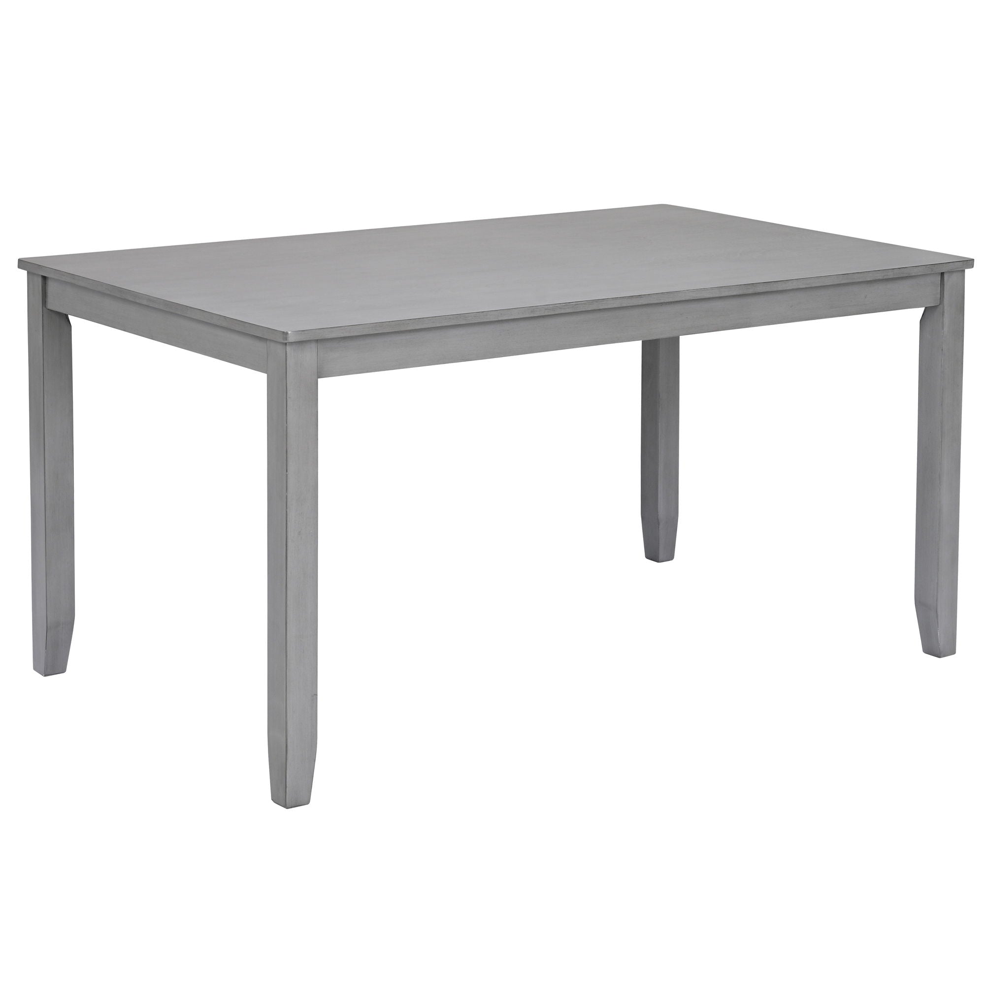Kitchen Dining Set, Rectangular Dining Table With Upholstered Chairs