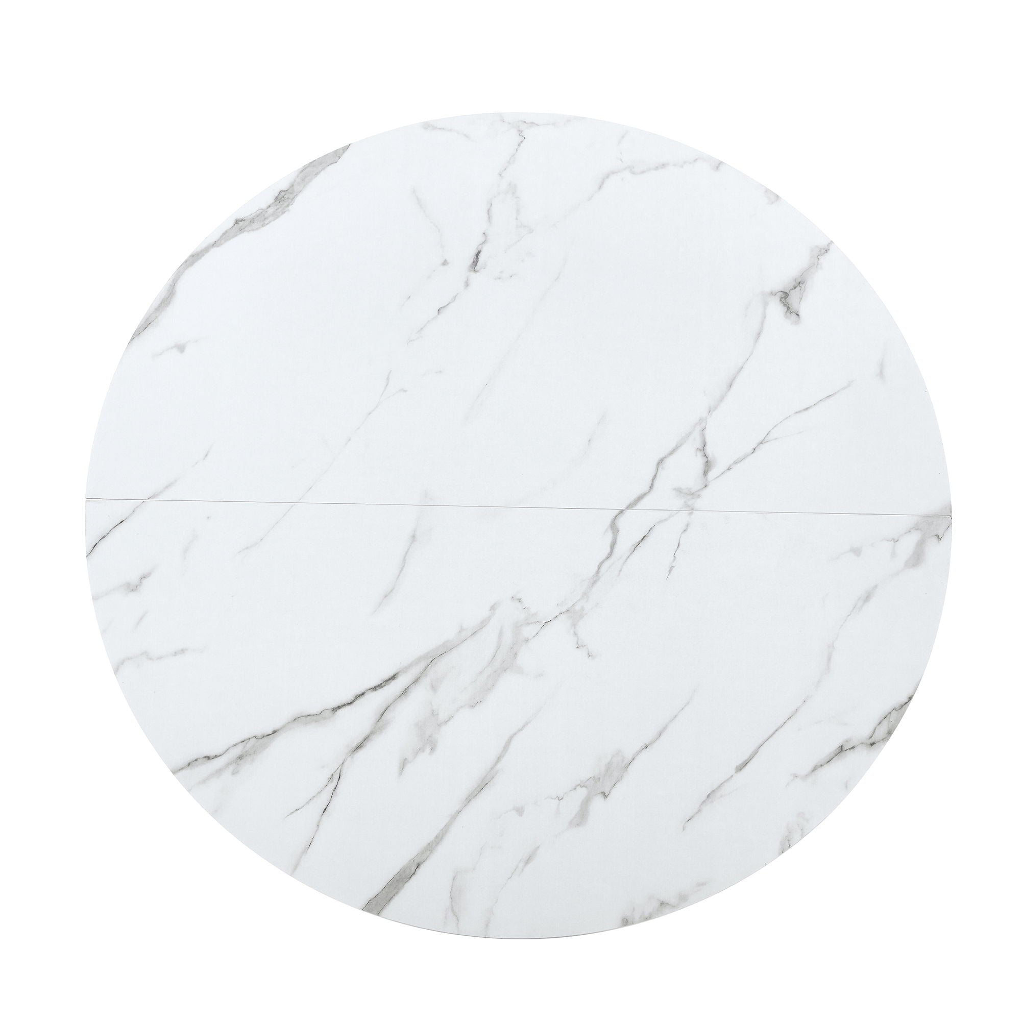 Round Dining Table With Cross Base, Modern Home Furniture