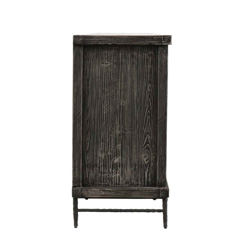 Willmark - 6 Door Iron Leg Sideboard