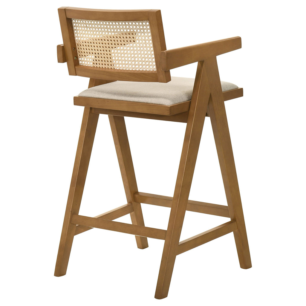Remy - Bar Chair (Set of 2) With Upholstery - Walnut