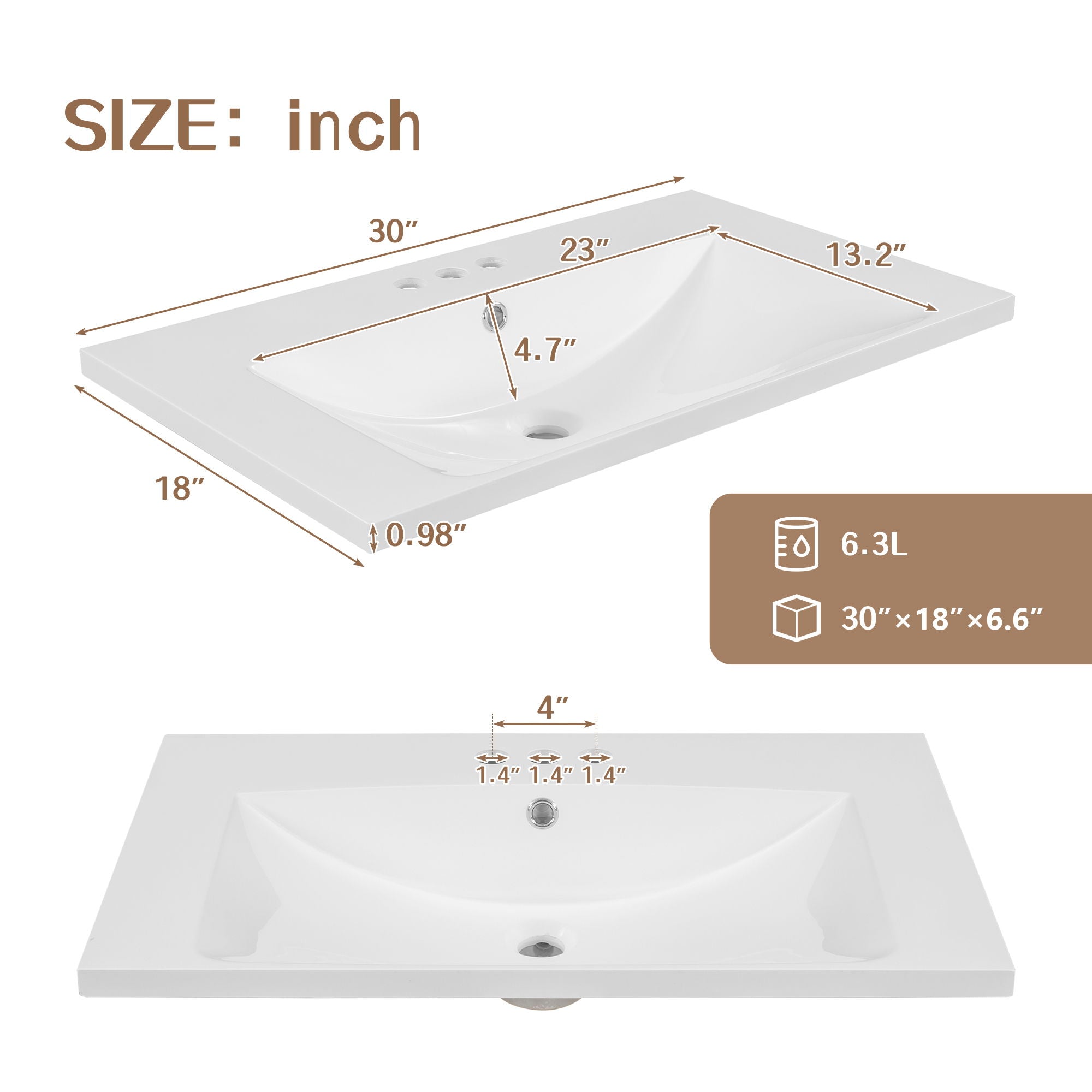 Modern Bathroom Vanity With Sink Combo, Multi Functional Cabinet With Doors And Drawer