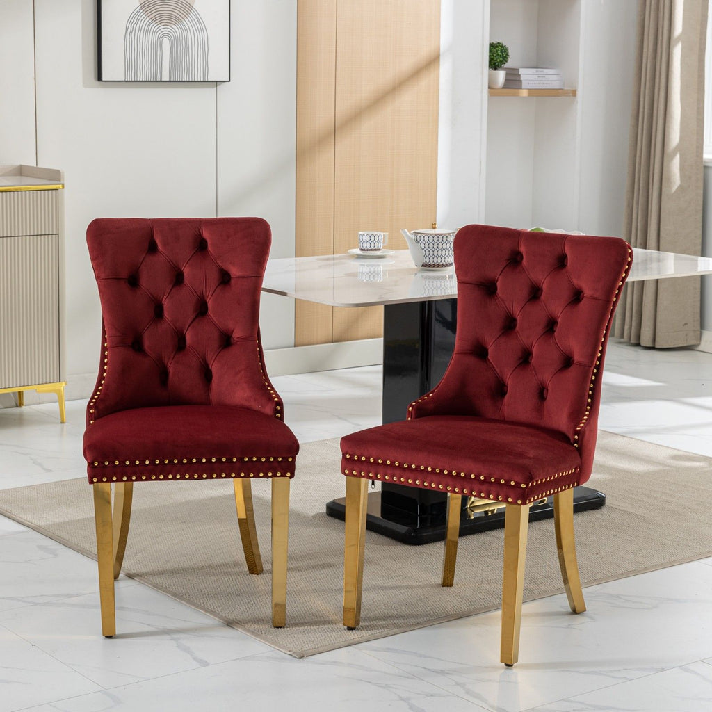 Nikki - Modern, High-End Tufted Dining Chair (Set of 2)