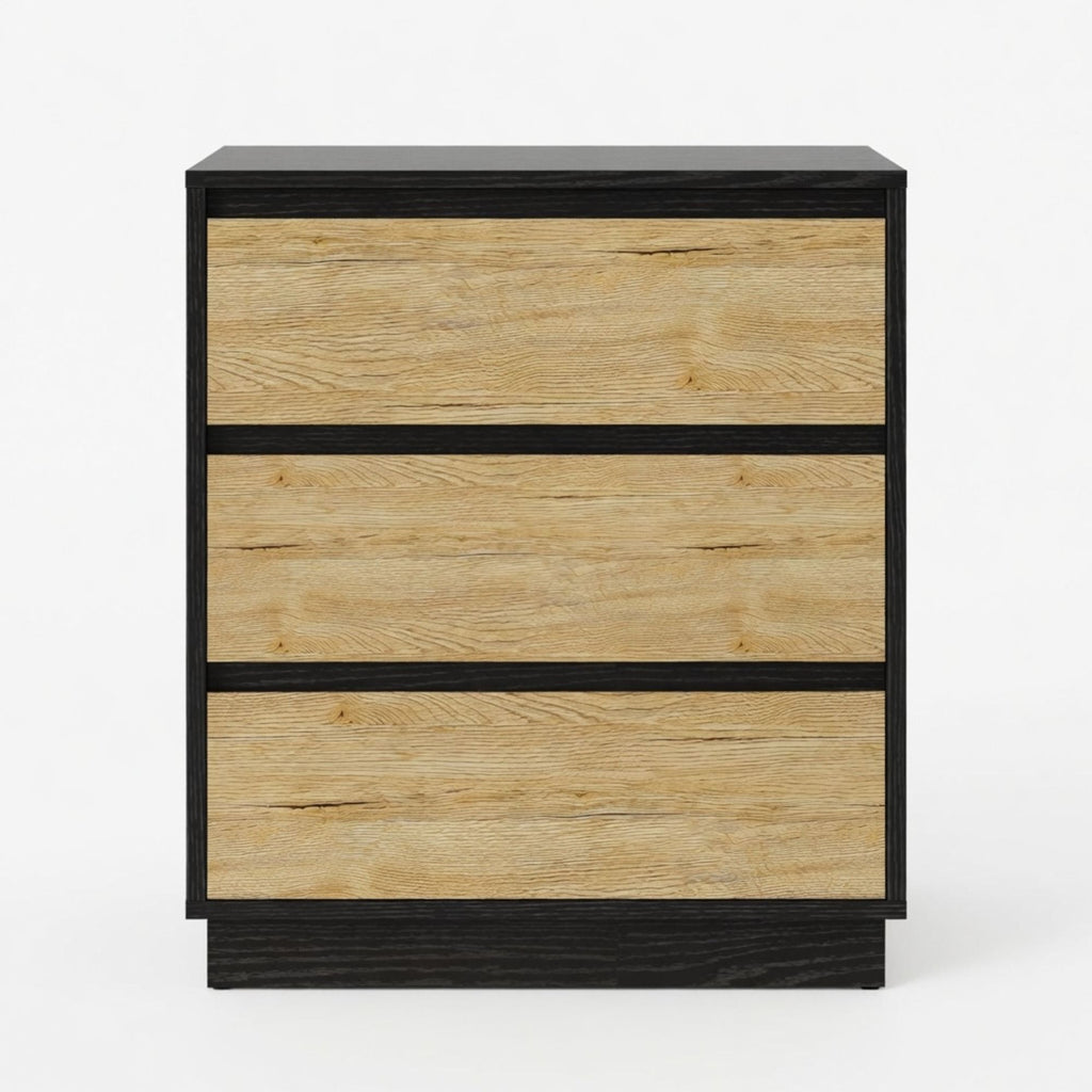 3 Drawer Nightstand, Bedroom Side Table