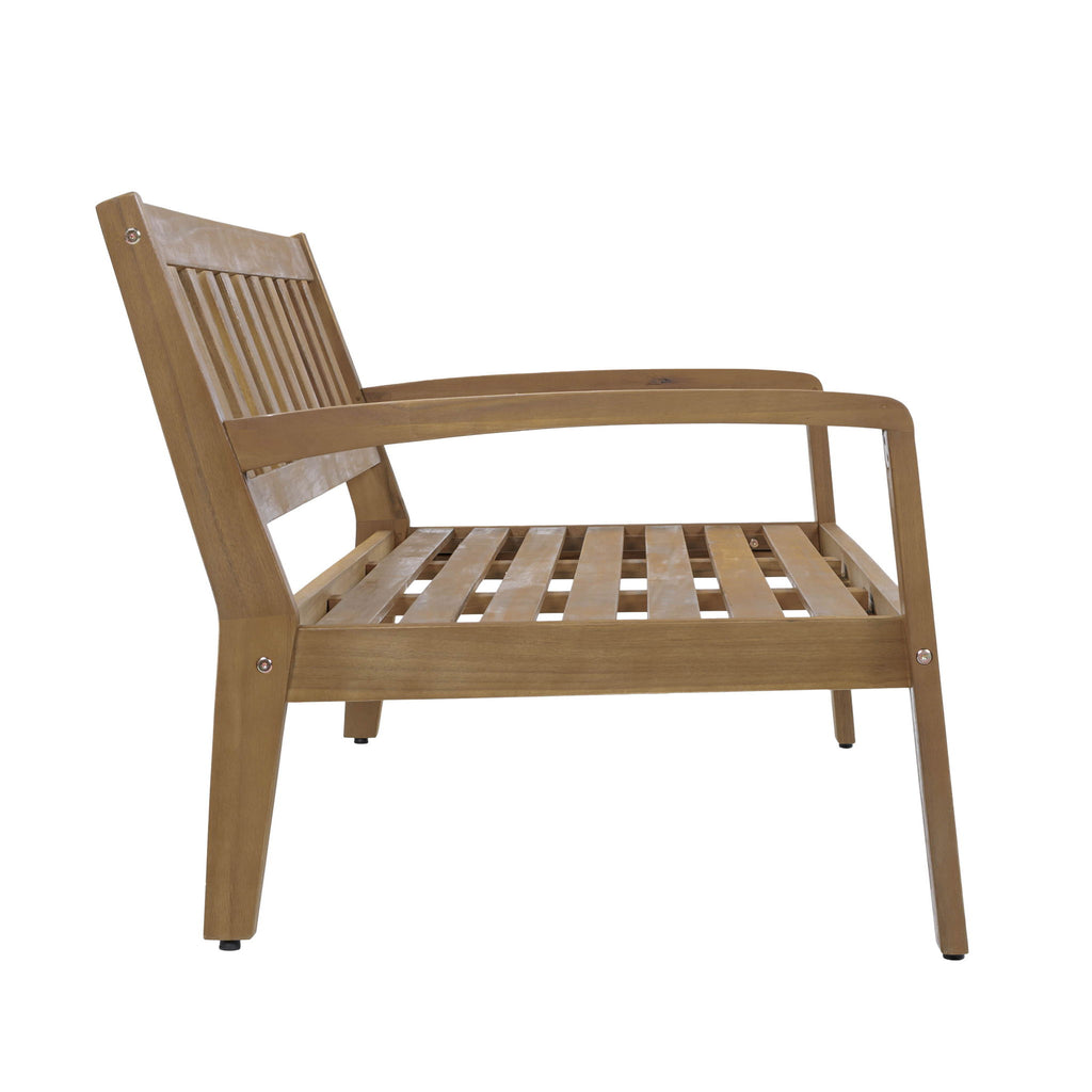 2 Piece Outdoor Conversation Set (Loveseat & Coffee Table With Water-Resistant Cushions)