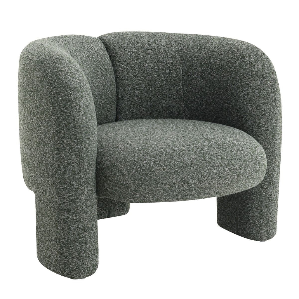 Pemba - Accent Chair - Green Tweed
