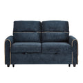Pull Out Sofa Bed With Adjustable 3 Position Backrest, USB Charging Ports, Side Pockets