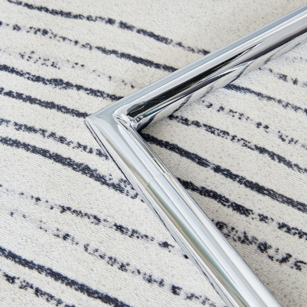 Modern Dining Chairs With Padded Seat, Metal Legs