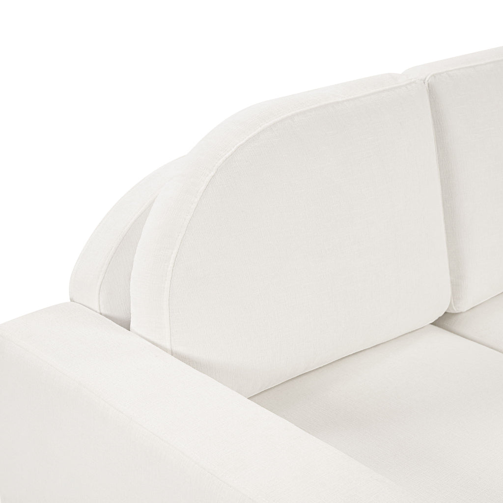 Modern 3 Seater Sofa With Curved Backrest