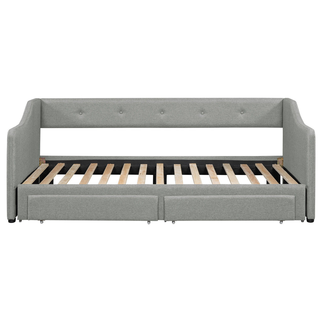 Upholstered Daybed With 2 Drawers