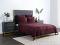 Bari - Velvet Quilt - Port
