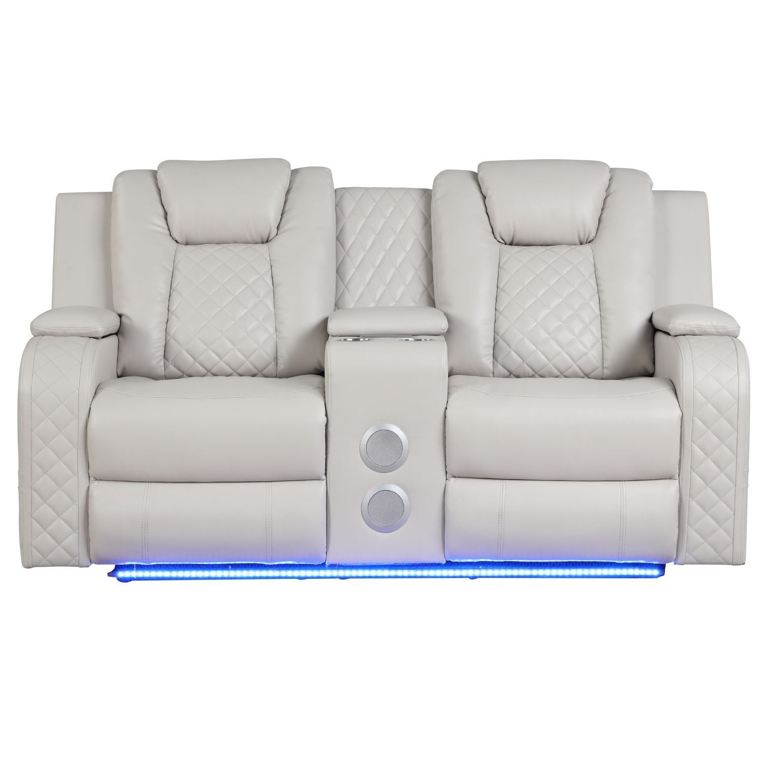 Benz - Power Recliner Set With LED Lighting And USB Charging