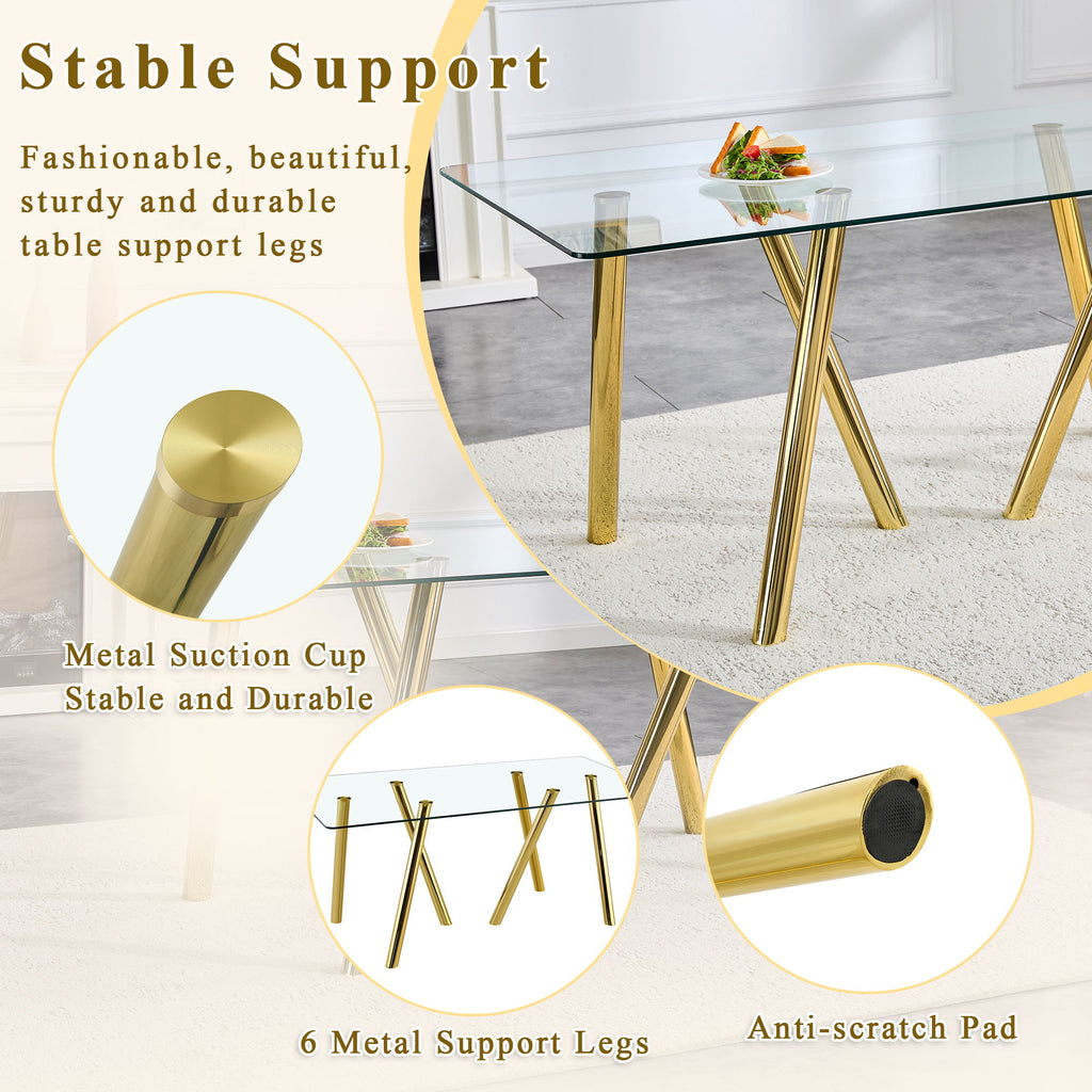 Dining Table With Transparent Surface