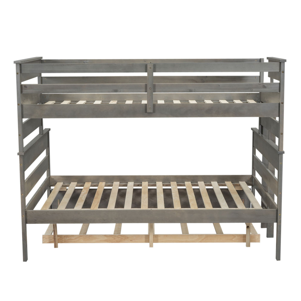 Detachable Design Bunk Bed With Ladder