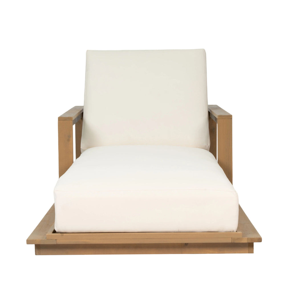 Modern Sunlounger With 5 Position Adjustable Backrest