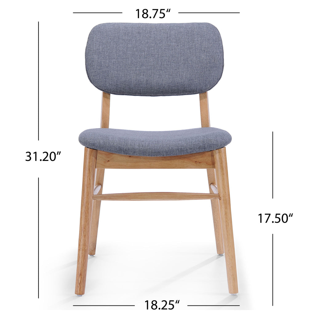 Voyager Upholstered Accent Chair With Splayed Legs And Wood Frame (Set of 2)