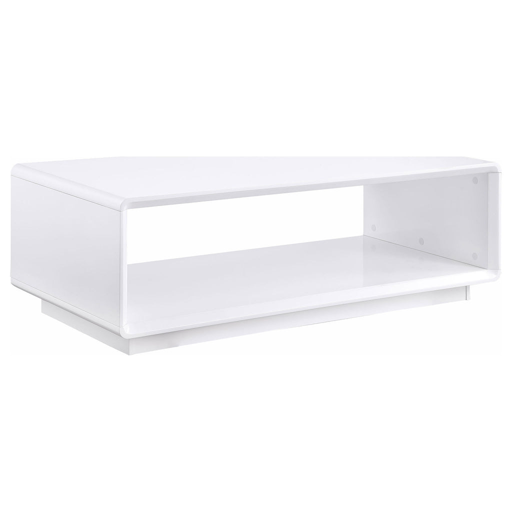 Fletcher - 2 Piece Coffee And End Table Set - Gloss White
