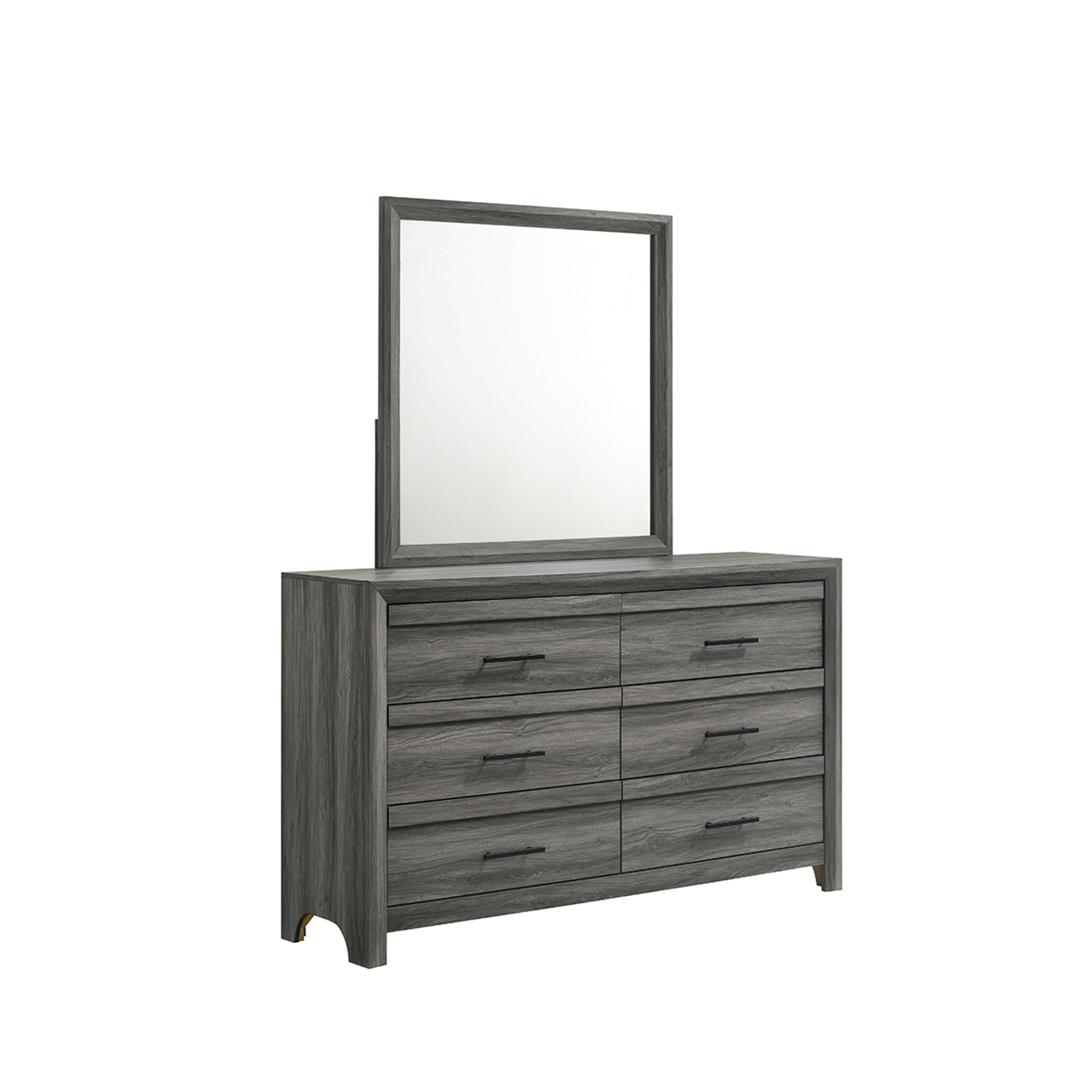 Denver - 6 Drawer Dresser - Gray