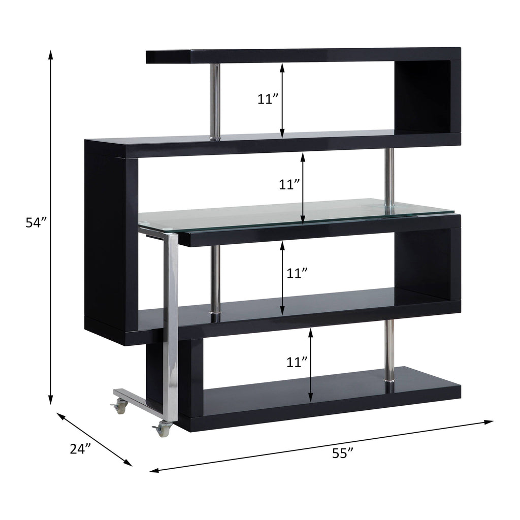 Buck II - Writing Desk With Bookshelf
