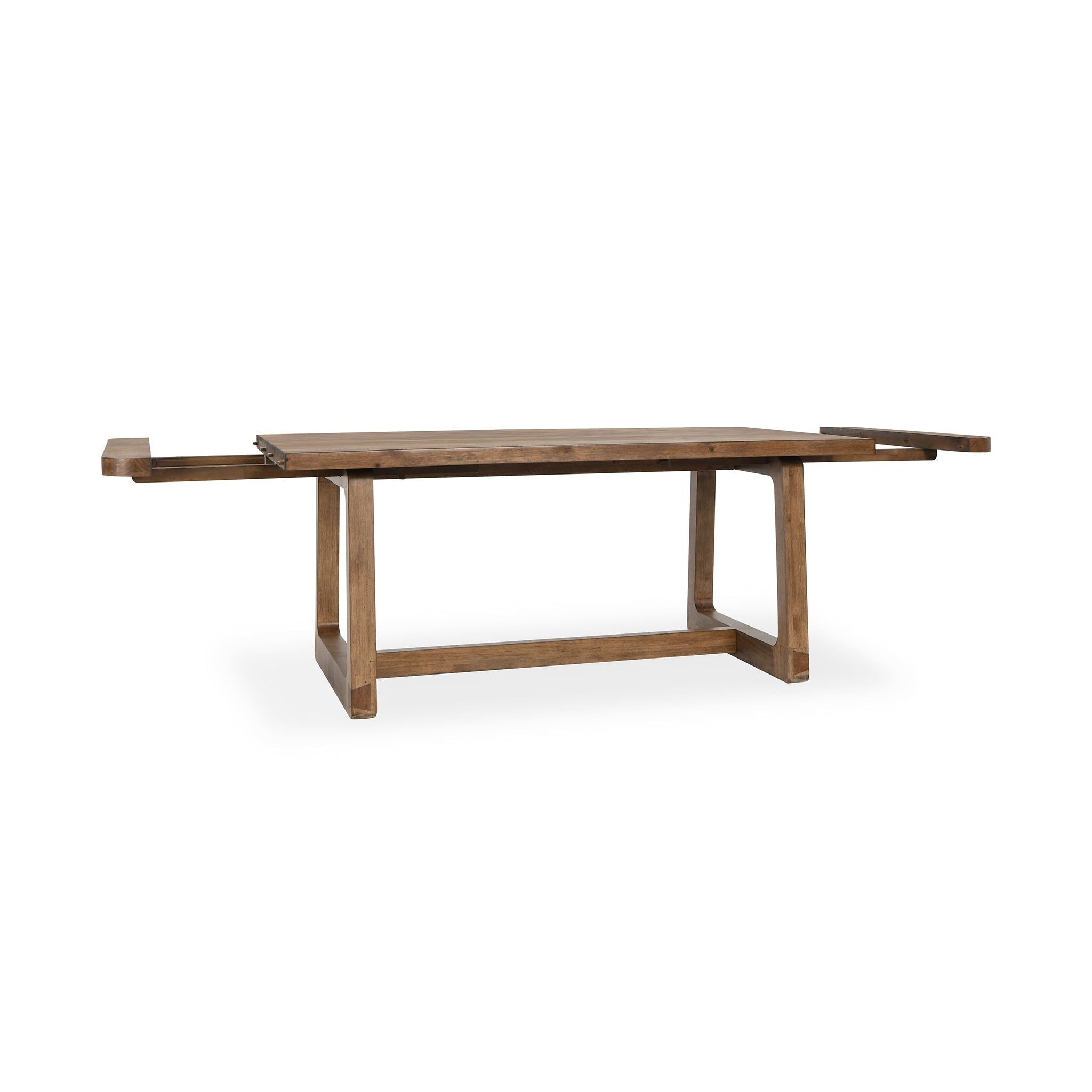 Lyra - Dining Table With Extensions - Smoke Brown