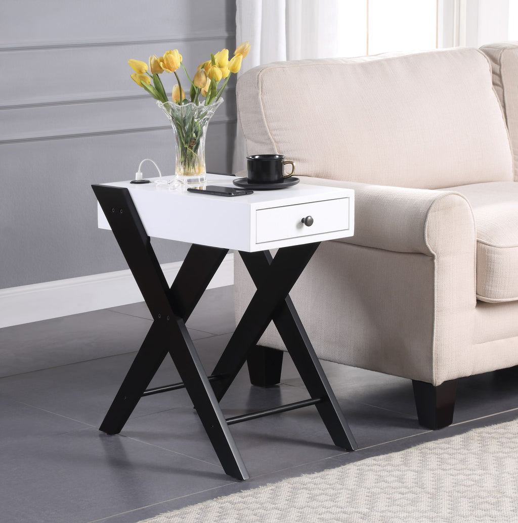 Fierce - Accent Table With Built In USB Port