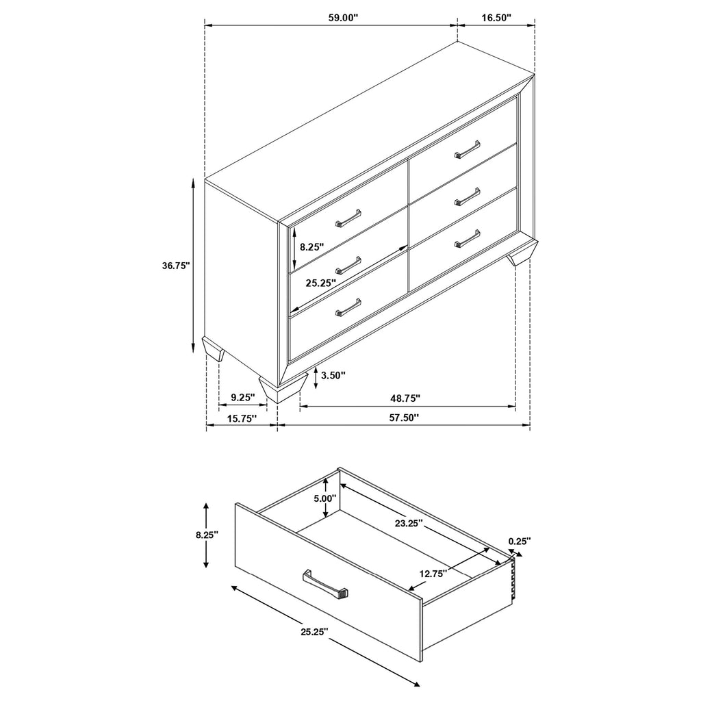 Oatfield - Transitional Bedroom Set