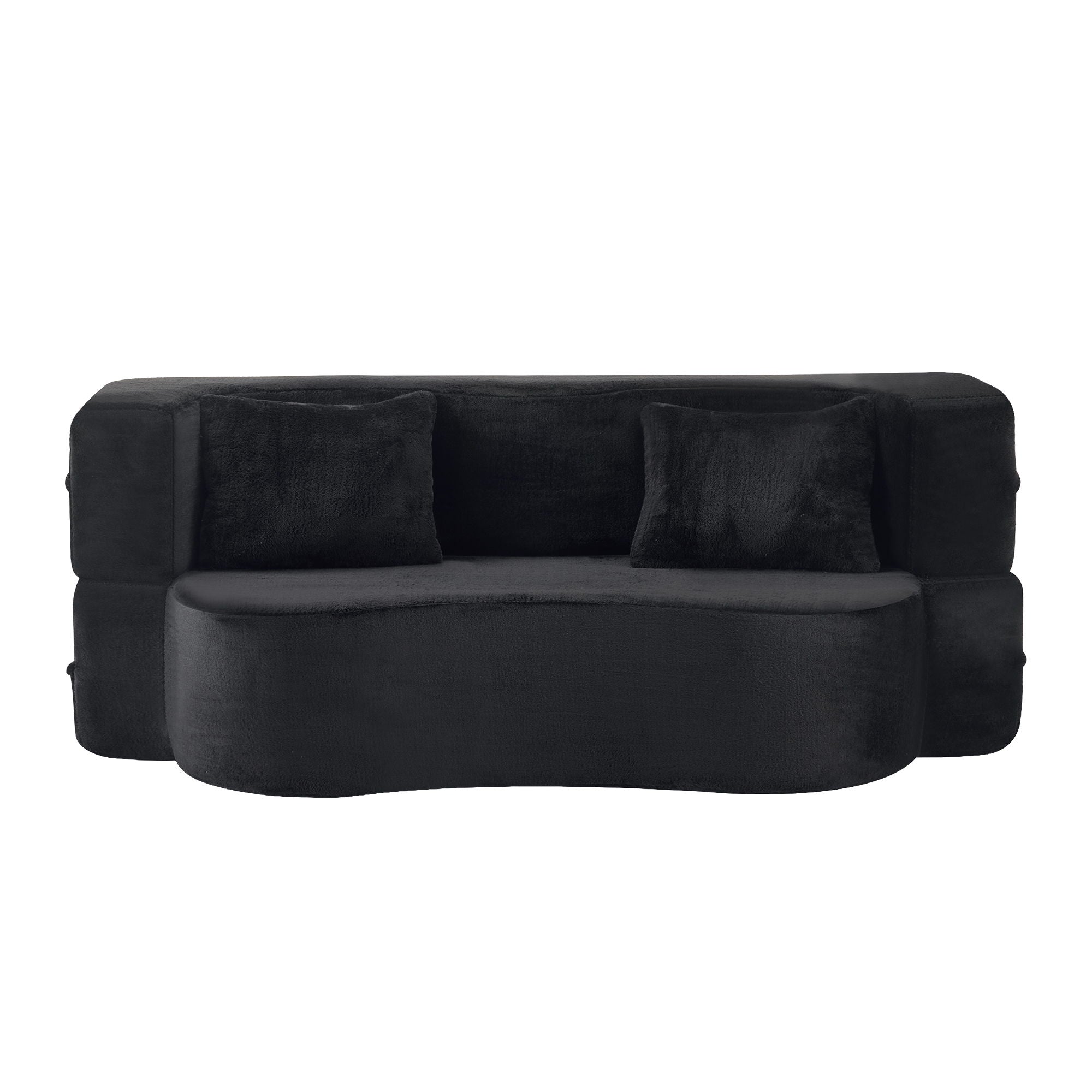 Modern Floor Sofa With 4 Pillows