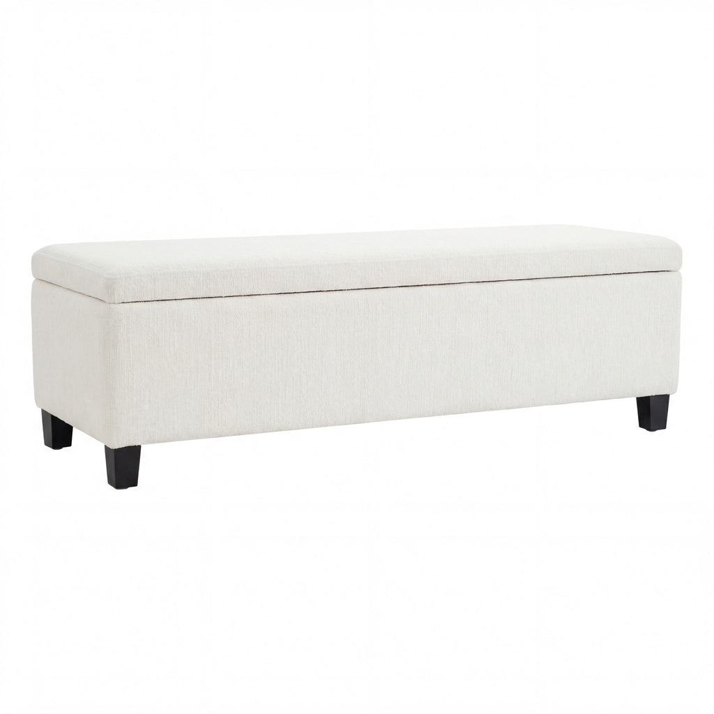 Upholstered Storage Ottoman Bench