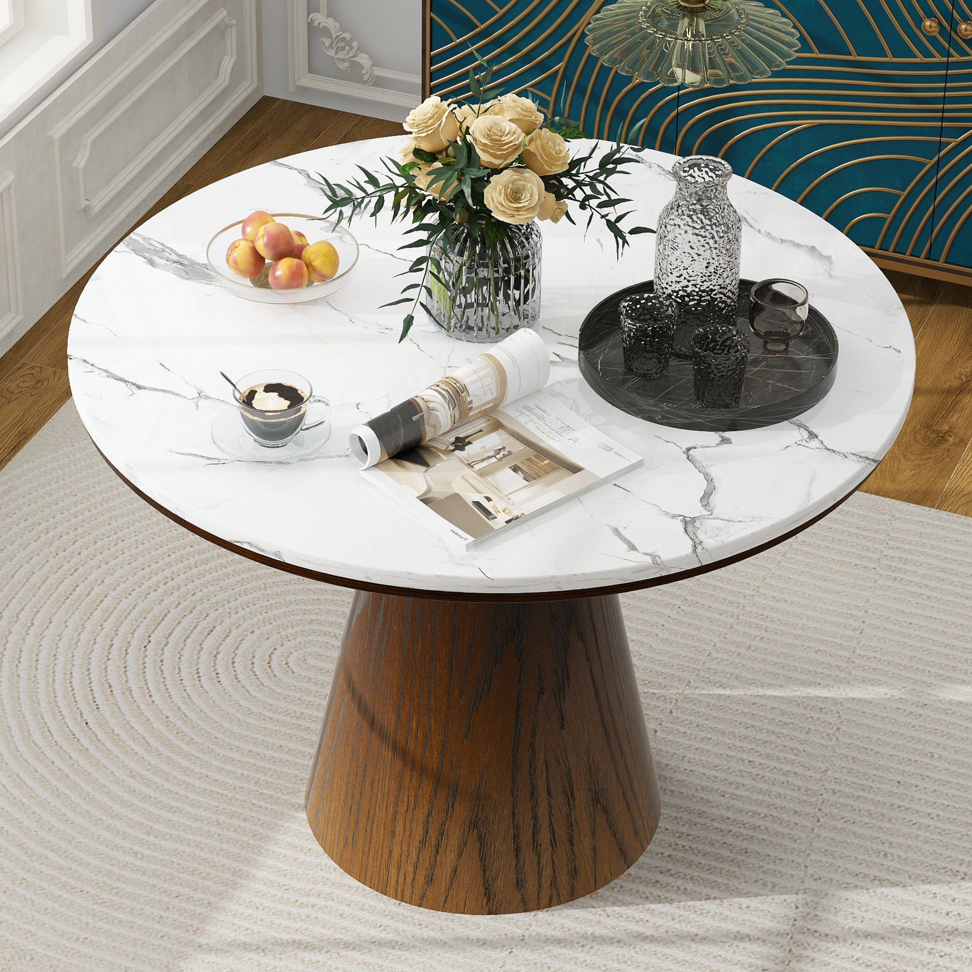 Round Dining Table For Living Room