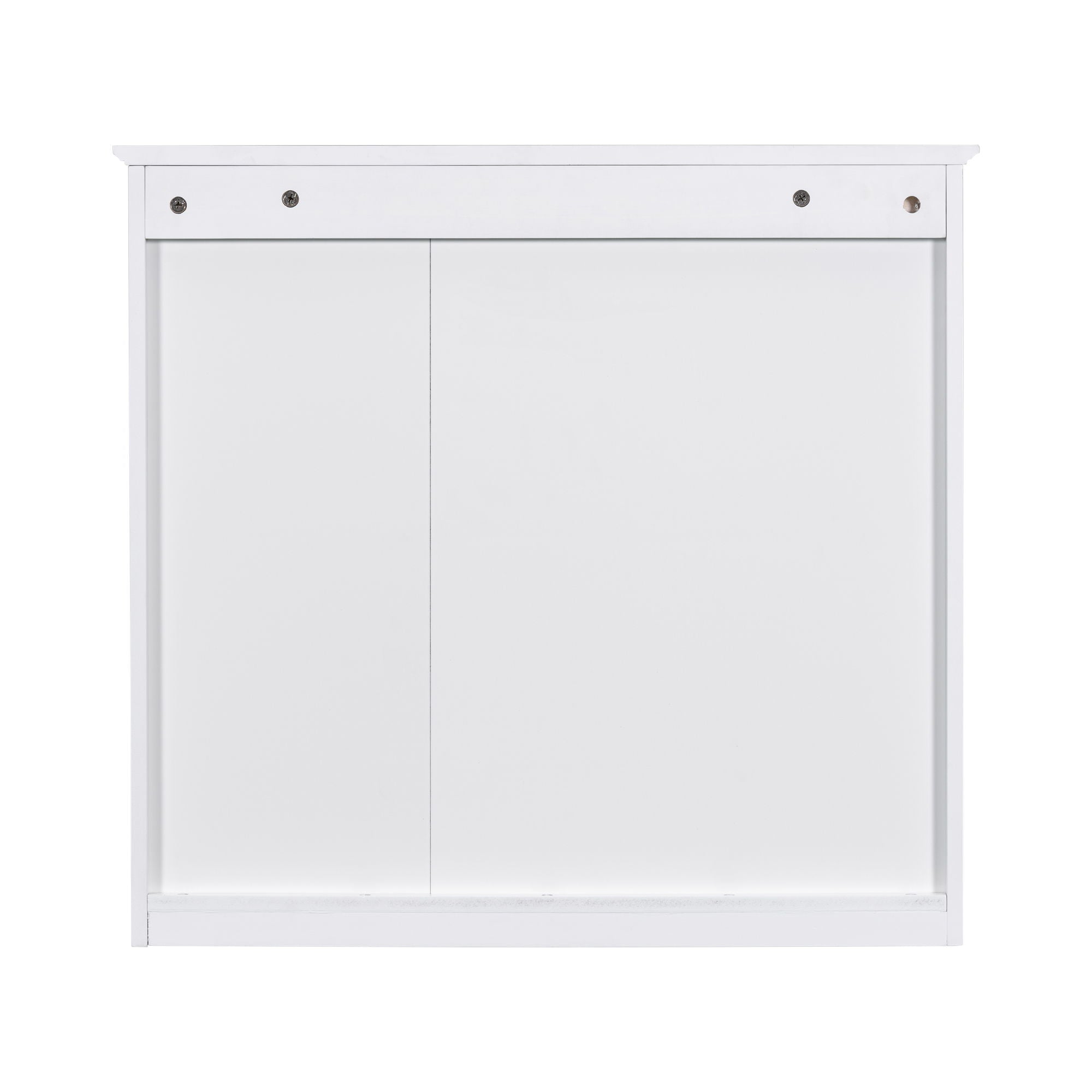 Bathroom Vanity With Top Sink, 2 Doors And 3 Drawers, Freestanding Set With Mirror Cabinet