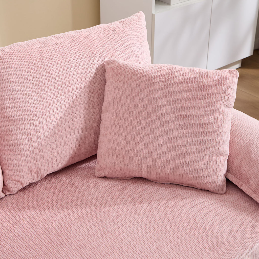 Upholstered Futon Convertible Floor Sofa Bed