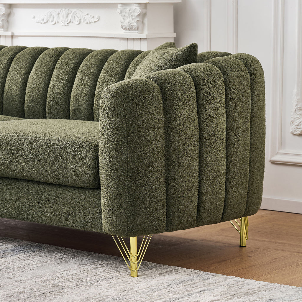 Oversized Sofa, Deep Tufted Couch
