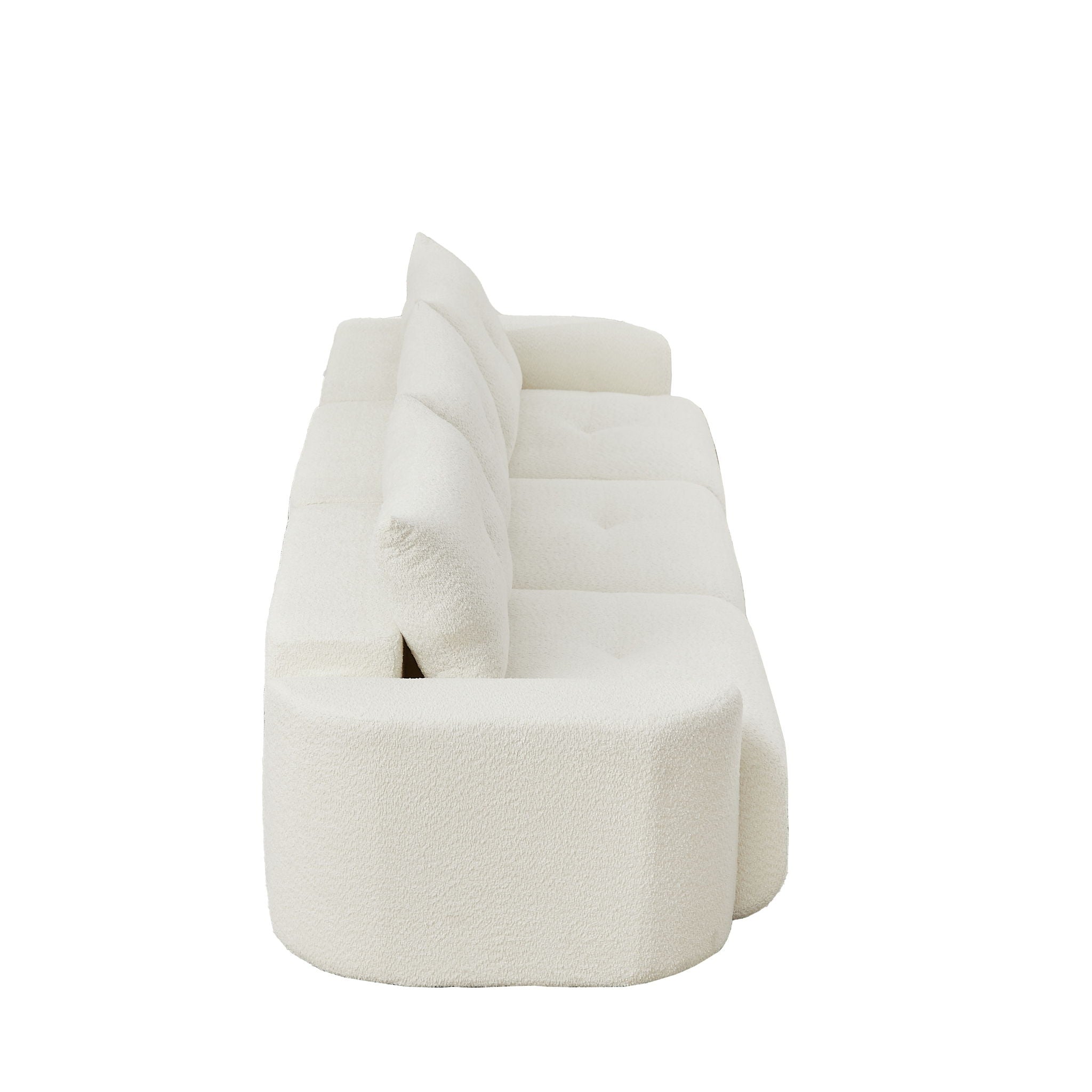 3 Seater With Thickened Armrests Sofa For Living Room