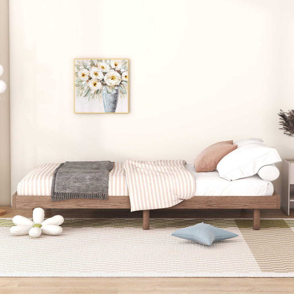 Modern Floating Platform Bed Frame