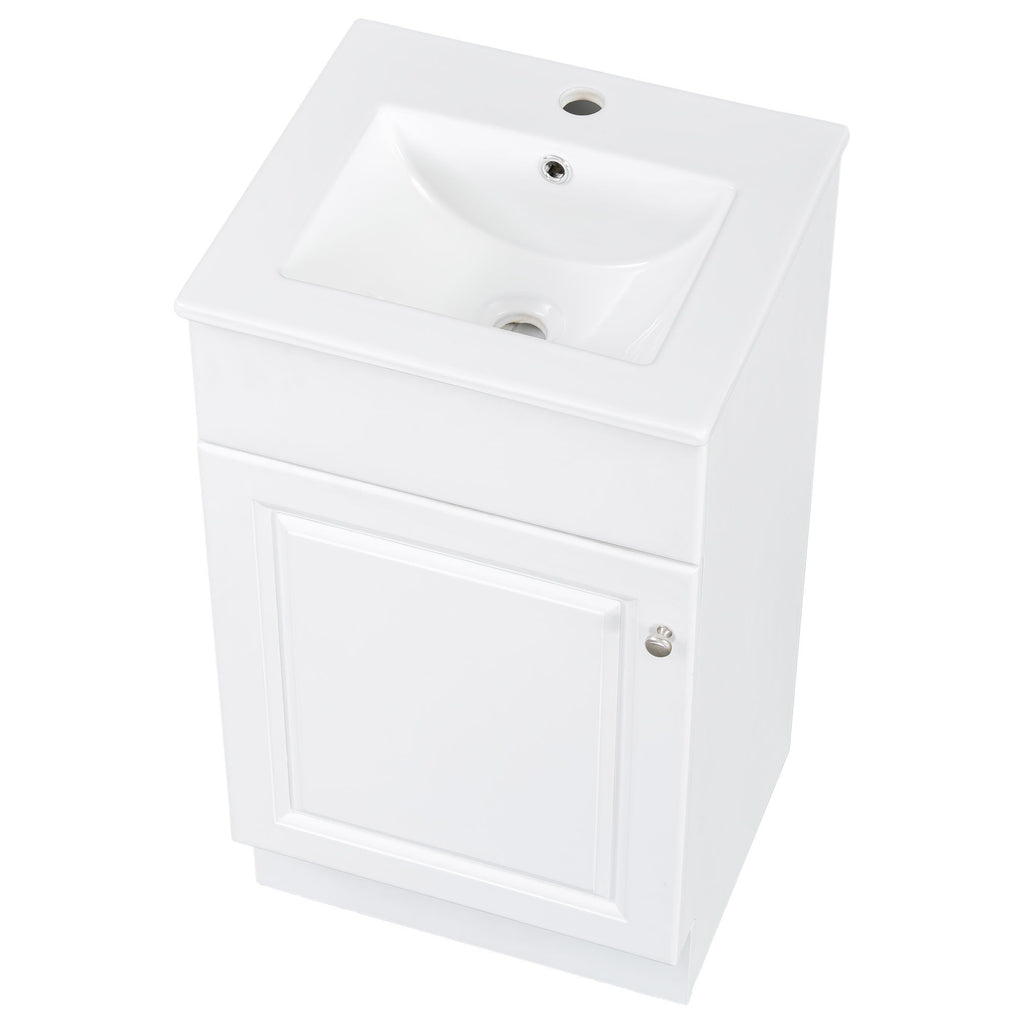 Bathroom Vanity With Sink, Cabinet With Adjustable Shelf