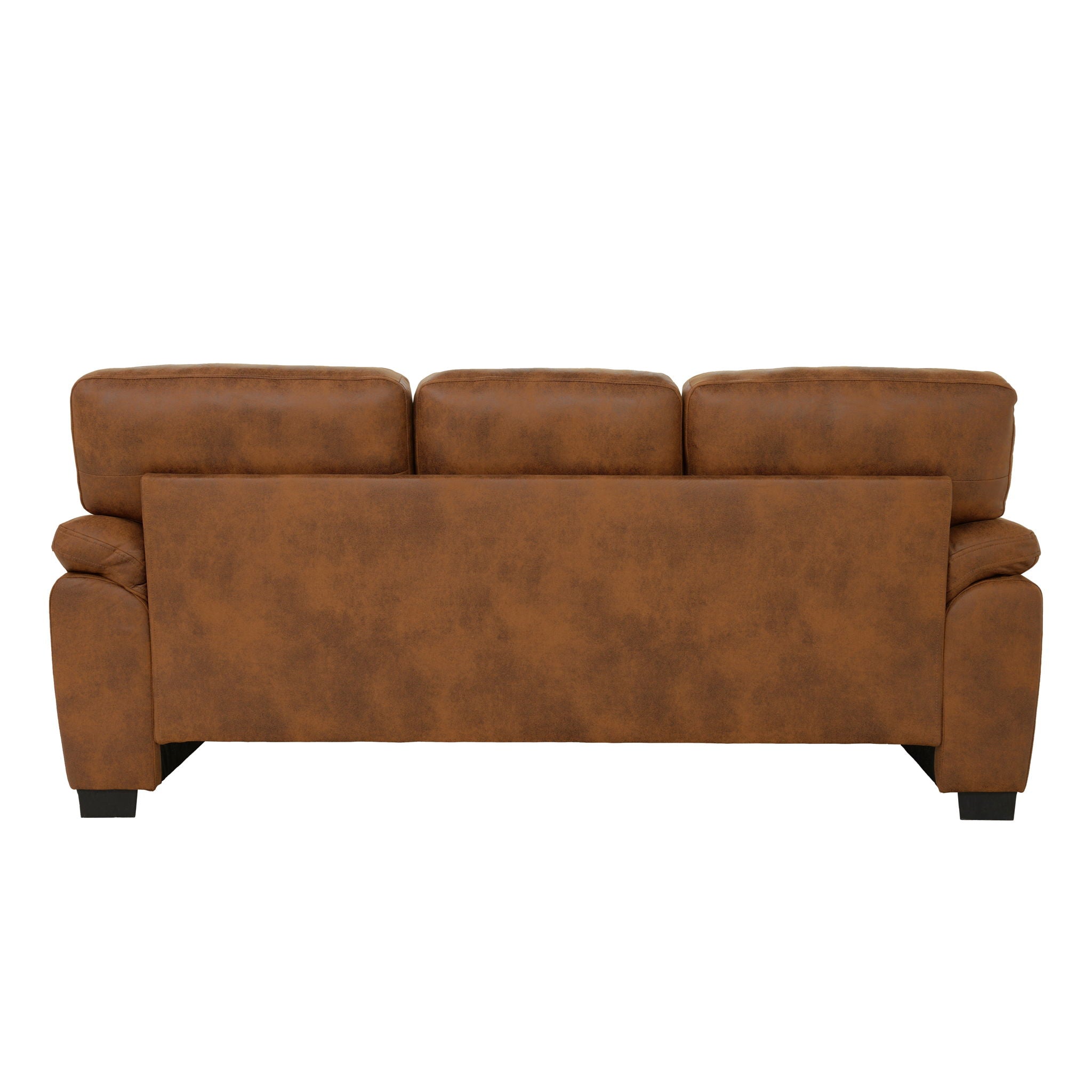 3 Seater Sofa With Padded Armrests And Triangular Leg