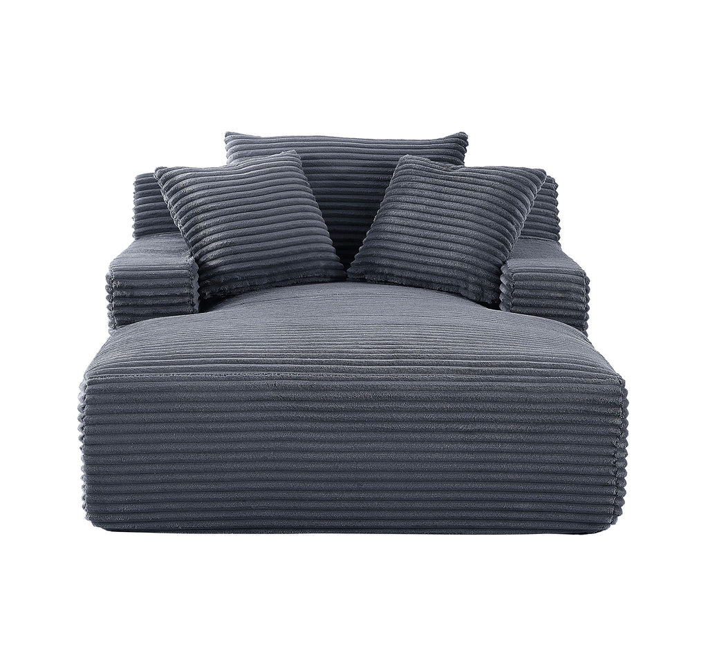 Cloudline - Oversized Chaise Lounge, Modern Comfy Couch With Full Foam Cushioning, Cozy Sleeper Sofabed