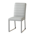 Oversized Dining Chairs (Set of 4) - Light Gray