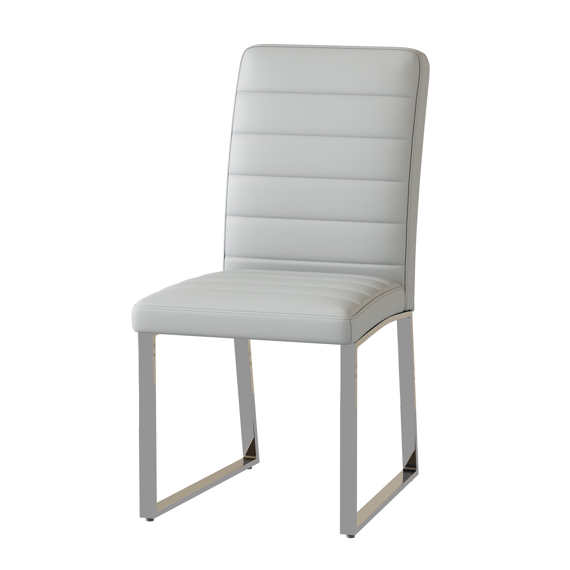Oversized Dining Chairs (Set of 4) - Light Gray