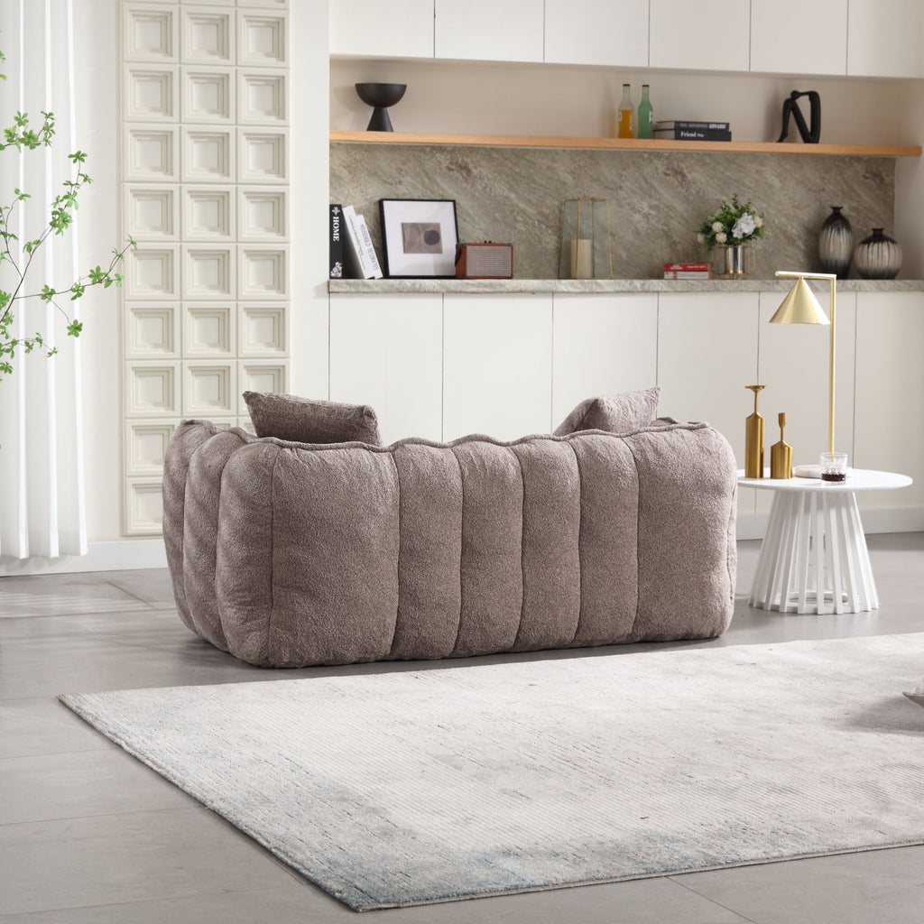 Cozy Beanbag Chair With High Resilience Foam Core For 2