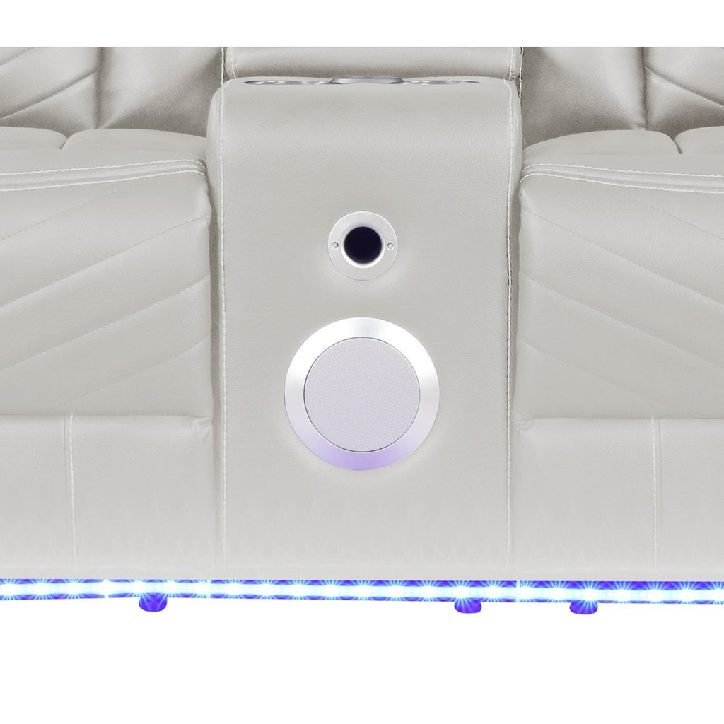 Challenger - LED Power Recliner Loveseat