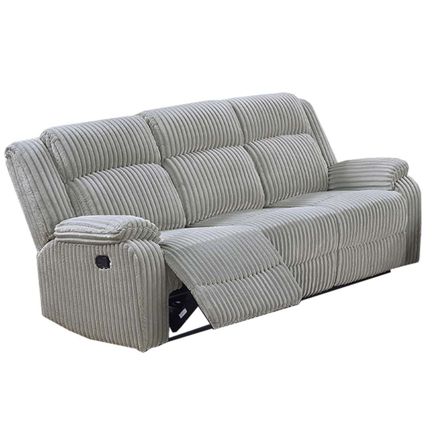 Modern Living Room Set With Pillow Arms